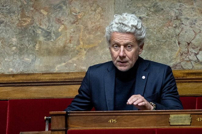 Emmanuel Pellerin à l’Assemblée nationale, le 15 novembre 2022. © Photo Aurelien Morissard / Abaca
