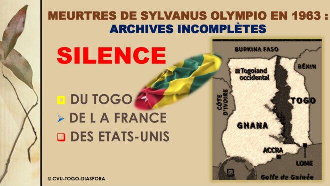 TOGO - Sylvanus OLYMPIO premier coup d’Etat en Afrique, à quand les responsabilités ?