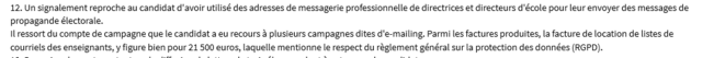 Quand le candidat Macron spammait les boîtes professionnelles des enseignants...
