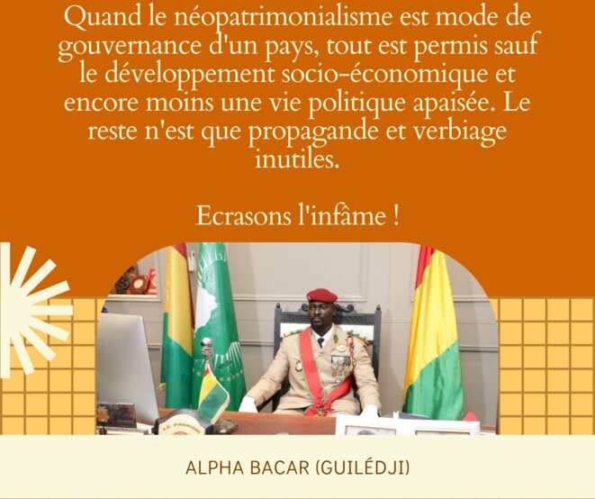 Colonel Mamadi Doumbouya, Chef de la junte guinéenne dans son bureau © Alpha Bacar Guilédji