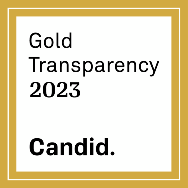 Candid Gold Seal of Transparency 2023 de Guiding Star
