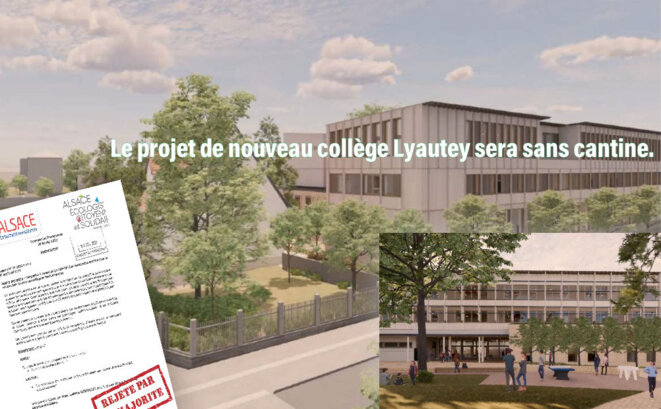 Un nouveau collège pour 600 élèves dans le Bas-Rhin, mais sans cantine !