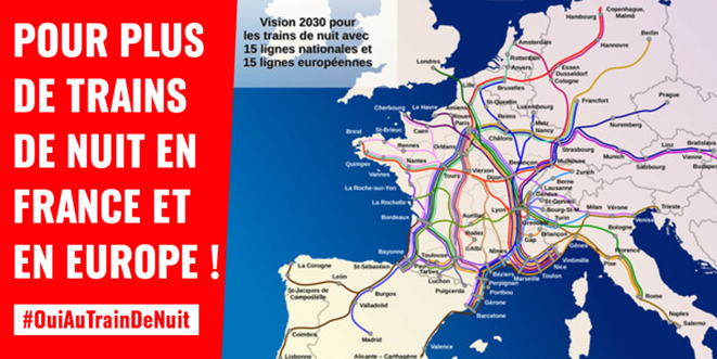 L'Etat a oublié les trains de nuit Est-Ouest : nouvelle pétition !