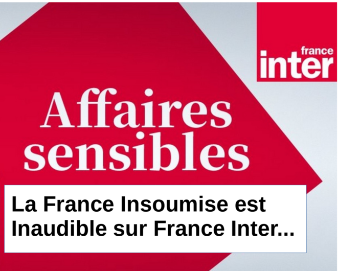 40è jour de boycott à France Inter pour la France Insoumise