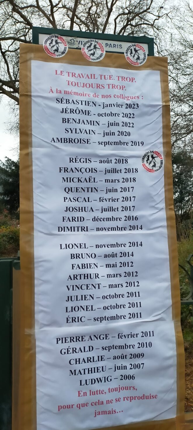 Mort de cordistes à répétition : lettre ouverte au syndicat patronal