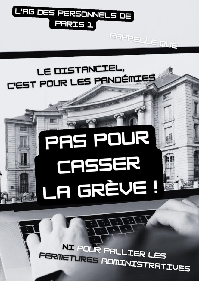 Le distanciel : une arme de destruction massive de la grève à l’université