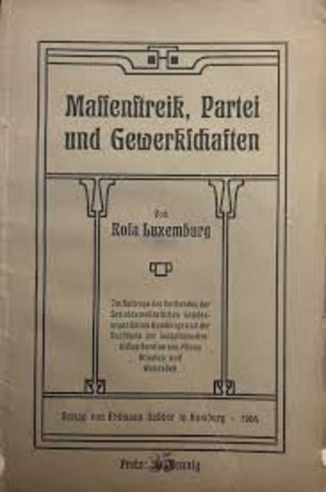 Grève de masse. Rosa Luxemburg.