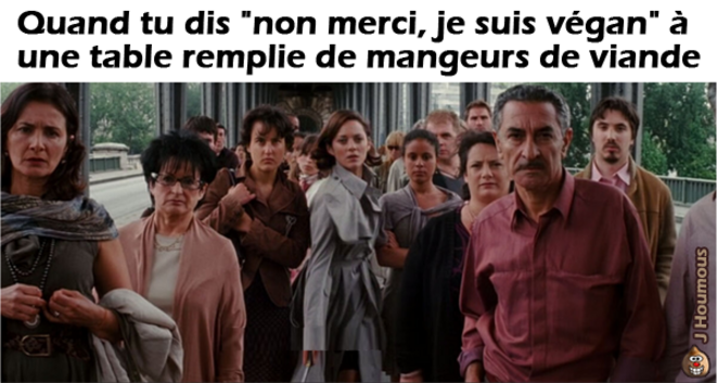 Non merci, je suis végan