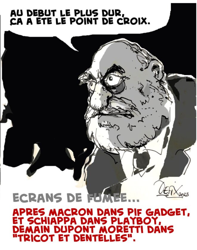 Les lourds contre-feux de la communication en macronie.