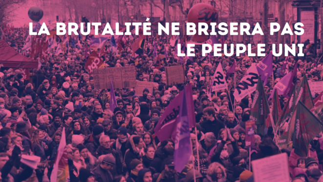 La brutalité ne brisera pas le peuple uni