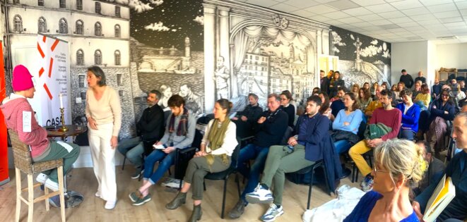 A la Casa di e Lingue de Bastia en immersion 100% corsophone.