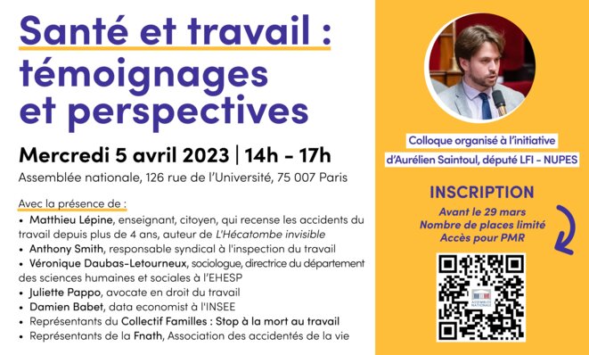 Personne ne devrait mourir du travail !