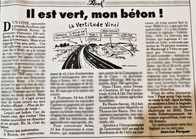 Un plan mobilité à 5,88 milliards d'euros par an vs 18 milliards pour la route !