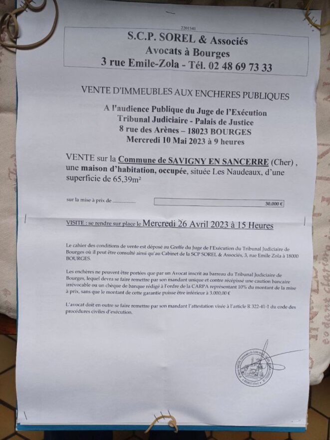 Ne tournez pas la tête de l'autre côté. Faillites et expulsions.