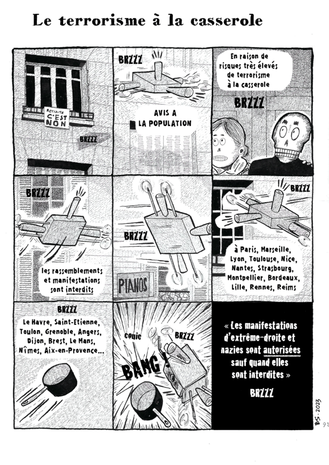 Le terrorisme à la casserole