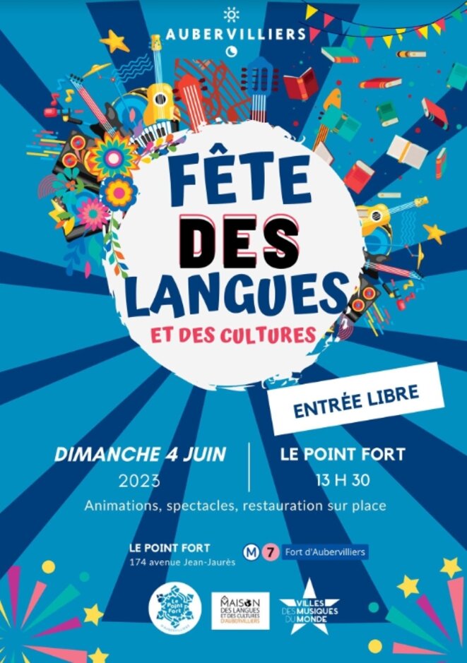 Les Éditions de l'ITM à la Fête des langues et des cultures, Aubervilliers 4 juin