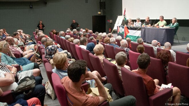 Salah Hamouri - Pierre Barbancey, soirée exceptionnelle, témoignages édifiants