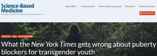 Les erreurs du NYT sur les bloqueurs de puberté pour les jeunes transgenres