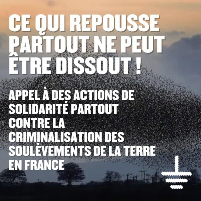 Appel international de soutien aux Soulèvements de la Terre