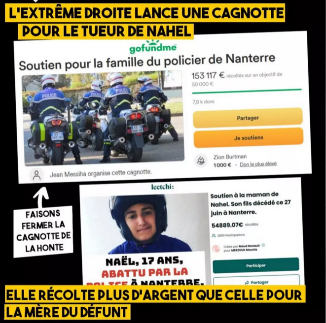 Cagnotte du tueur de Nahel :