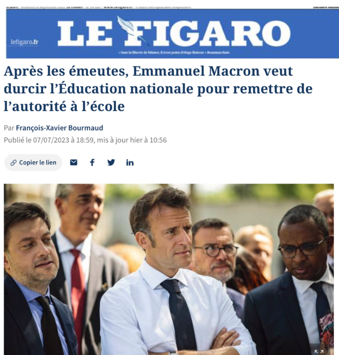 « Reprise en main » de l’École ?