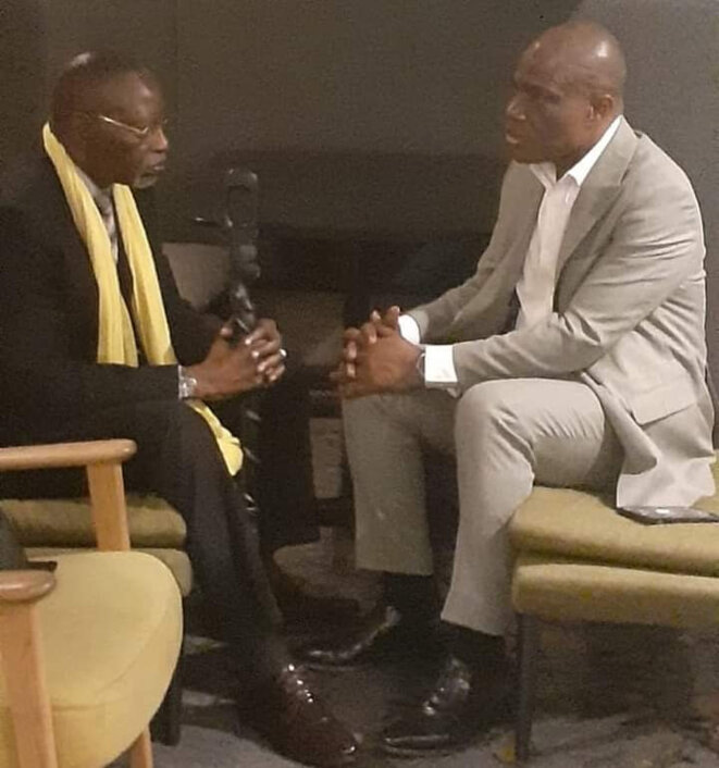 Photo prise à Londres, Martin Fayulu l'incontournable !