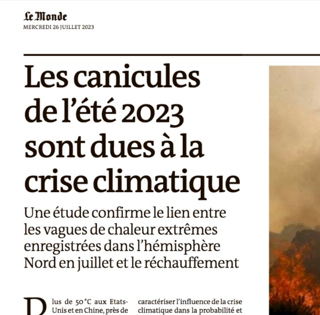 « Crise » le mot qui ment