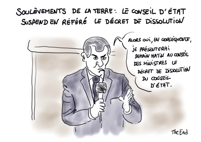 Soulèvements de la terre : suspension du décret de dissolution