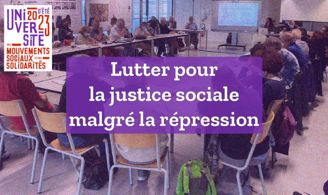 UEMSS 2023 : lutter pour la justice sociale malgré la répression