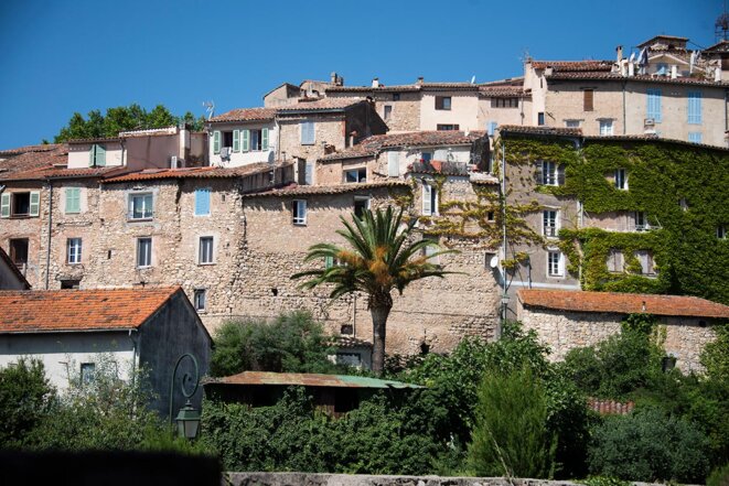 The village of Seillans, in south-east France, which has introduced a five-year freeze of building permits. © Photo Magali Cohen / Hans Lucas via AFP