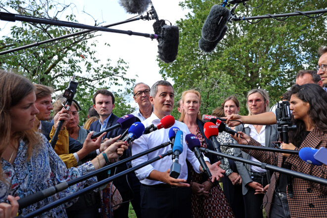 À Tourcoing, Gérald Darmanin fait sa rentrée autoritaire