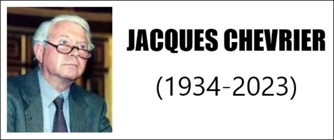 Hommage de l'ITM à Jacques Chevrier (1934-2023)