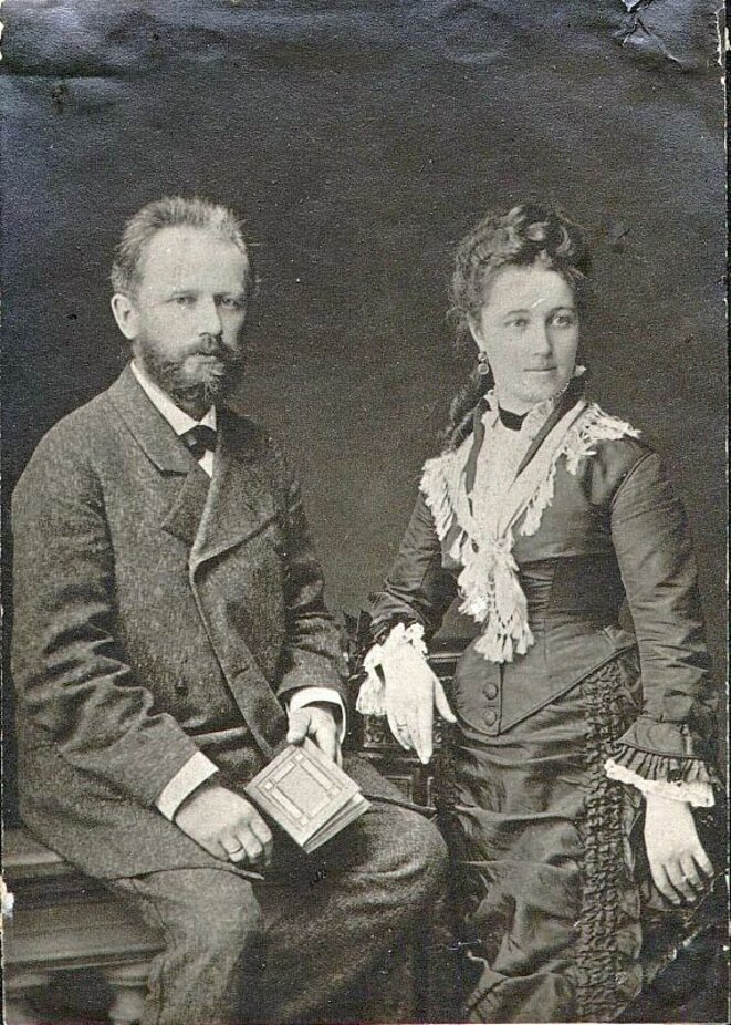 Piotr Illitch Tchaikovski et Antonina Miliukova