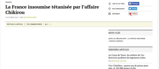 752 messages supprimés sur un seul article !