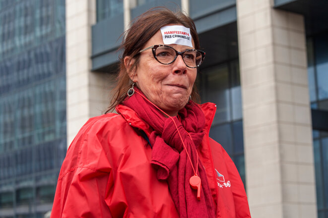 Manifestation nationale contre le projet de loi Van Quickenborne "loi anti-casseurs"