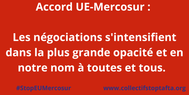 Accord UE-Mercosur : les négociations s'intensifient dans la plus grande opacité