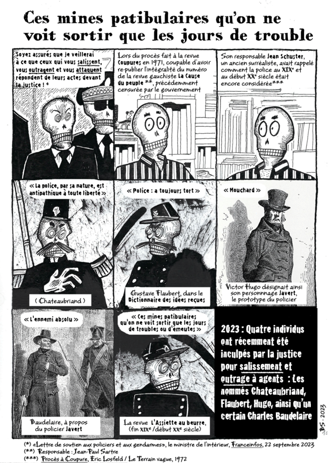 Ces mines patibulaires qu'on ne voit sortir que les jours de trouble