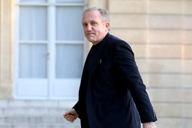 François-Henri Pinault, chairman and CEO of the Kering group. © Photo Ludovic Marin / AFP