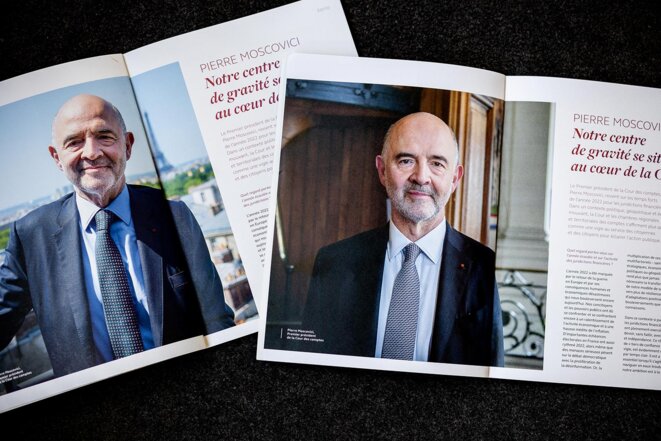 Moscovici n’est pas au mieux sur la photo? Un caprice à 10 000 euros