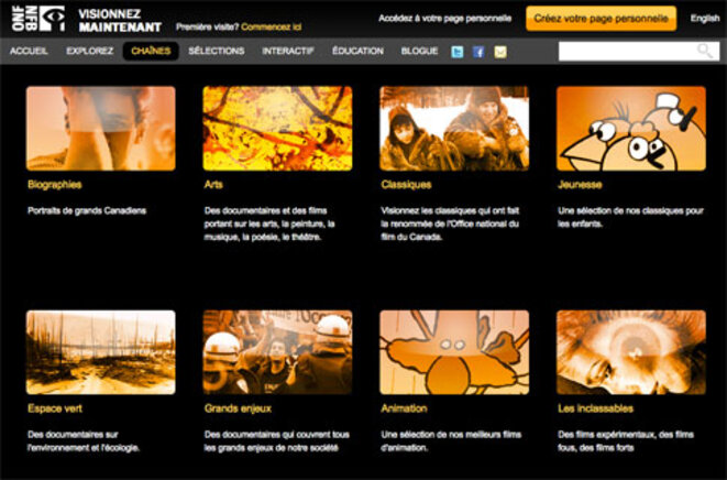 Des centaines de films canadiens en accès libre