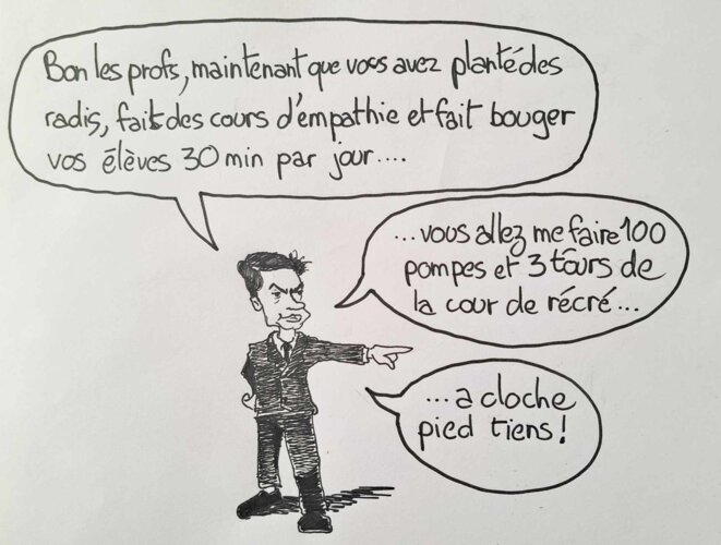 L'obéissance à des ordres absurdes comme manière de manager les profs