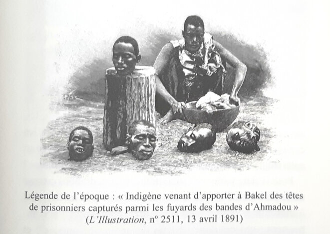 Cinq têtes coupées