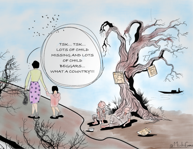 Les enfants du Myanmar pris entre deux feux