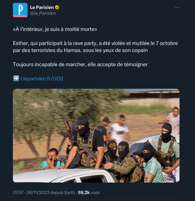 Mutilation sexuelles et viols commis par le HAMAS