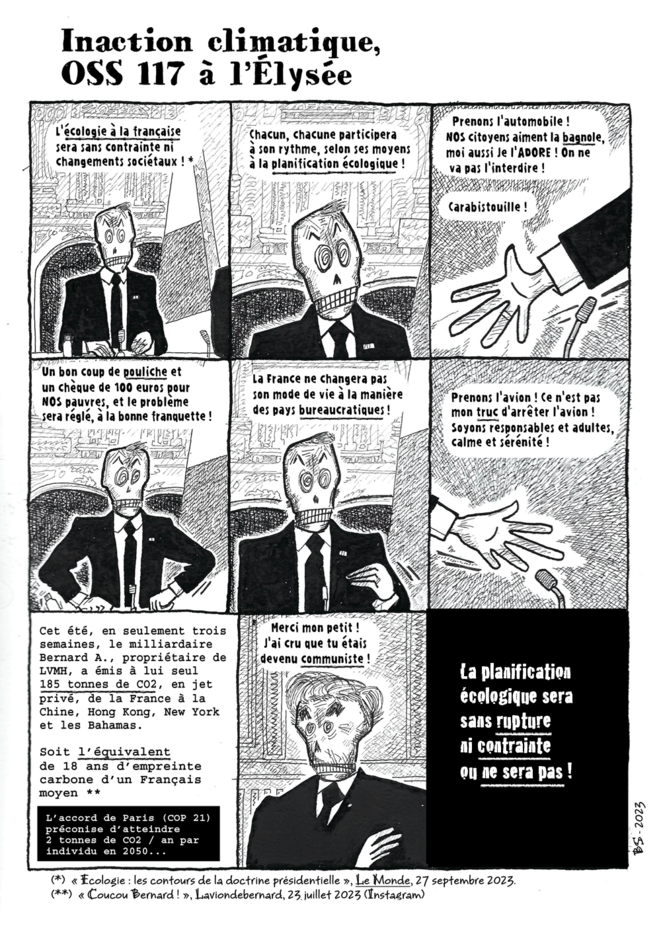 Inaction climatique : OSS à l'Elysée