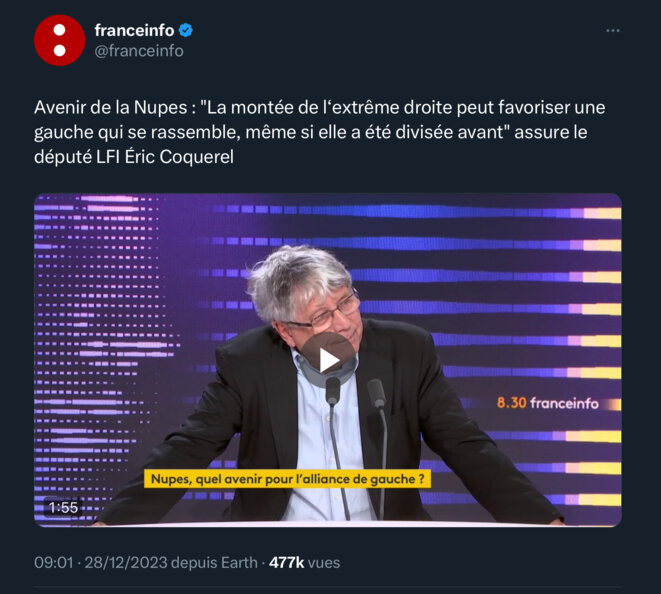 Européennes : la stratégie LFI passe par l’extrême droite ?