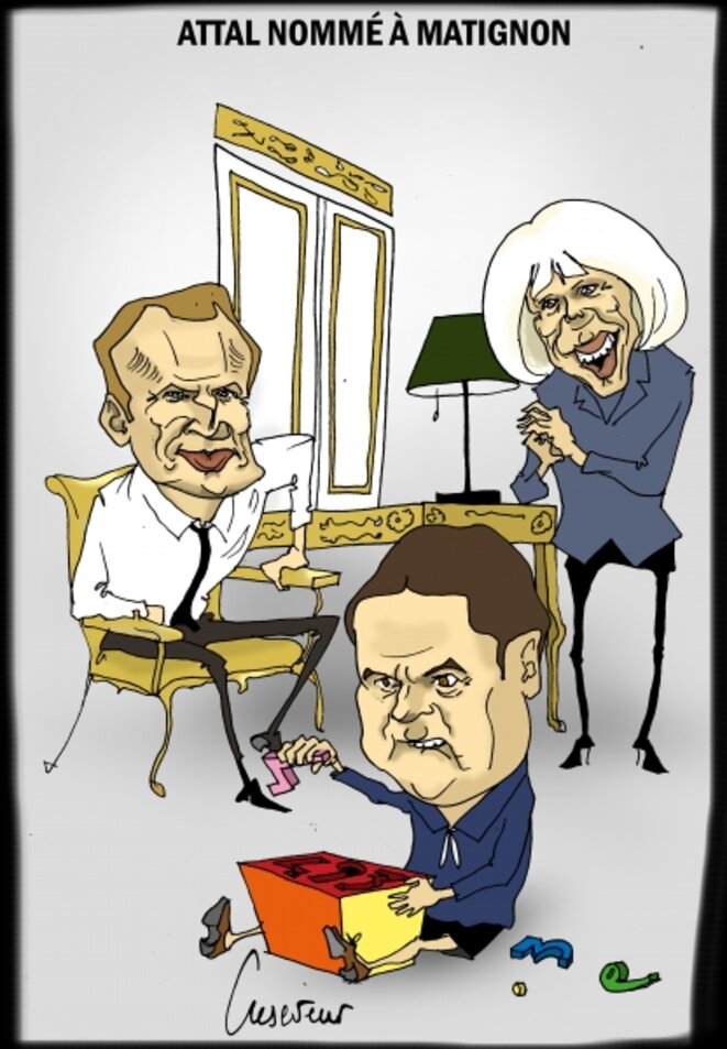 Gabriel Attal à Matignon : la cure de jouvence de la France réactionnaire
