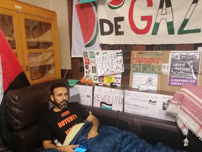 En grève de la faim pour un cessez-le-feu