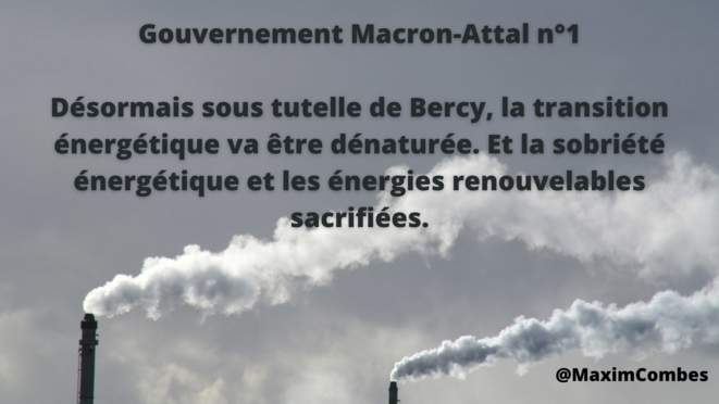Désormais sous tutelle de Bercy, la transition énergétique dénaturée. Et sacrifiée ?