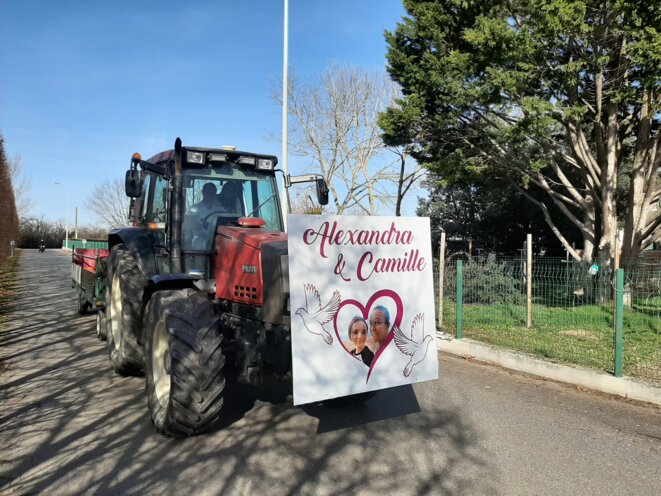 Marche blanche en Ariège avant le "siège de Paris"